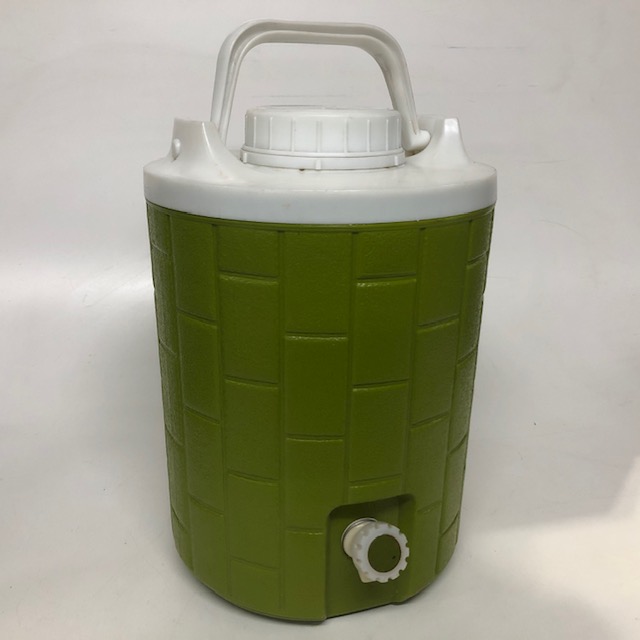 COOLER, Water - Olive Green White Retro